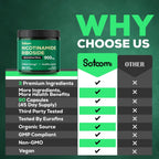Satoomi NAD+ Suplemento con Nicotinamida Ribósido, Resveratrol, Quercetina - 90 Cápsulas