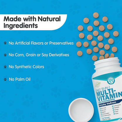 Wanderfound Pets 10-en-1 Multivitamínico – Probióticos: Promueven un equilibrio saludable de la flora intestinal, – Image 4