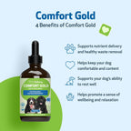 Pet Wellbeing Comfort Gold para Perros - Suplemento Herbal Veterinario 118 ml