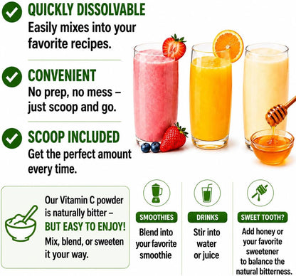 Vitamina C Natural de Acerola y Camu Camu en Polvo con Bioflavonoides - 90 Dosis – Image 10