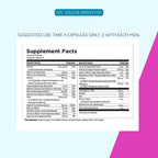 Dr. Brighten Women's Twice Daily — Multivitamínico Premium para Mujeres, Sin Hierro, 120 Cápsulas