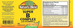 Nature's Blend Super B con Vitamina C - 100 Cápsulas