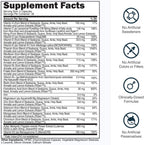 Transparent Labs Multivitamínico Diario para Mujeres – A Base de Alimentos Integrales, Vegano, Orgánico, con Vitaminas, Luteína, Biotina, Folato y Magnesio – 120 Cápsulas