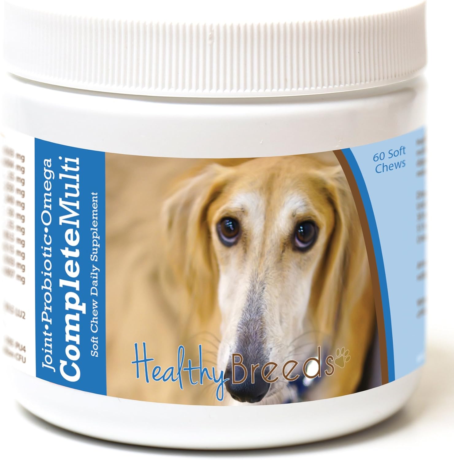Healthy Breeds Sloughi Multivitamínico Todo en Uno Masticable 60 unidades