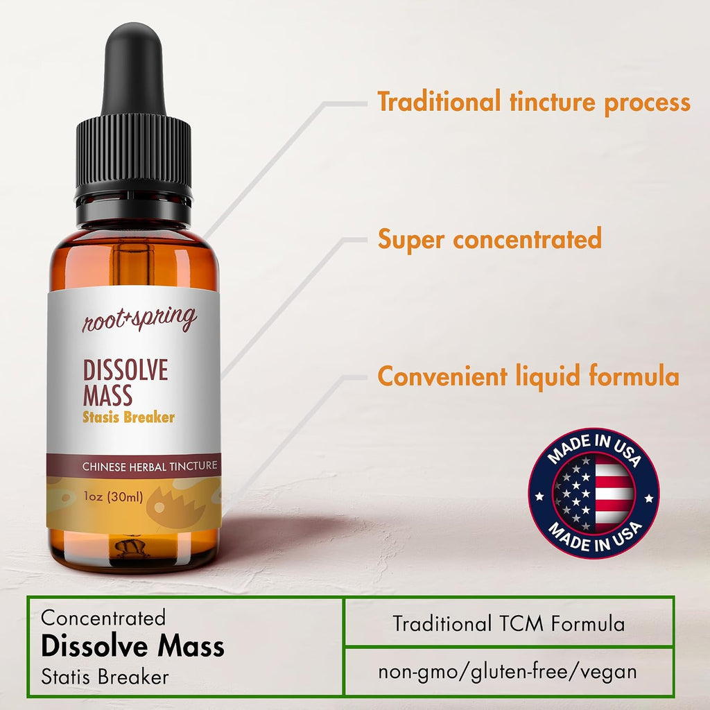 root + spring Dissolve Mass Tintura Herbal Concentrada, Pack de 2