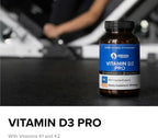 Designs for Sport Vitamin D3 Pro - Vitamina D3, K1 y K2 60 Cápsulas