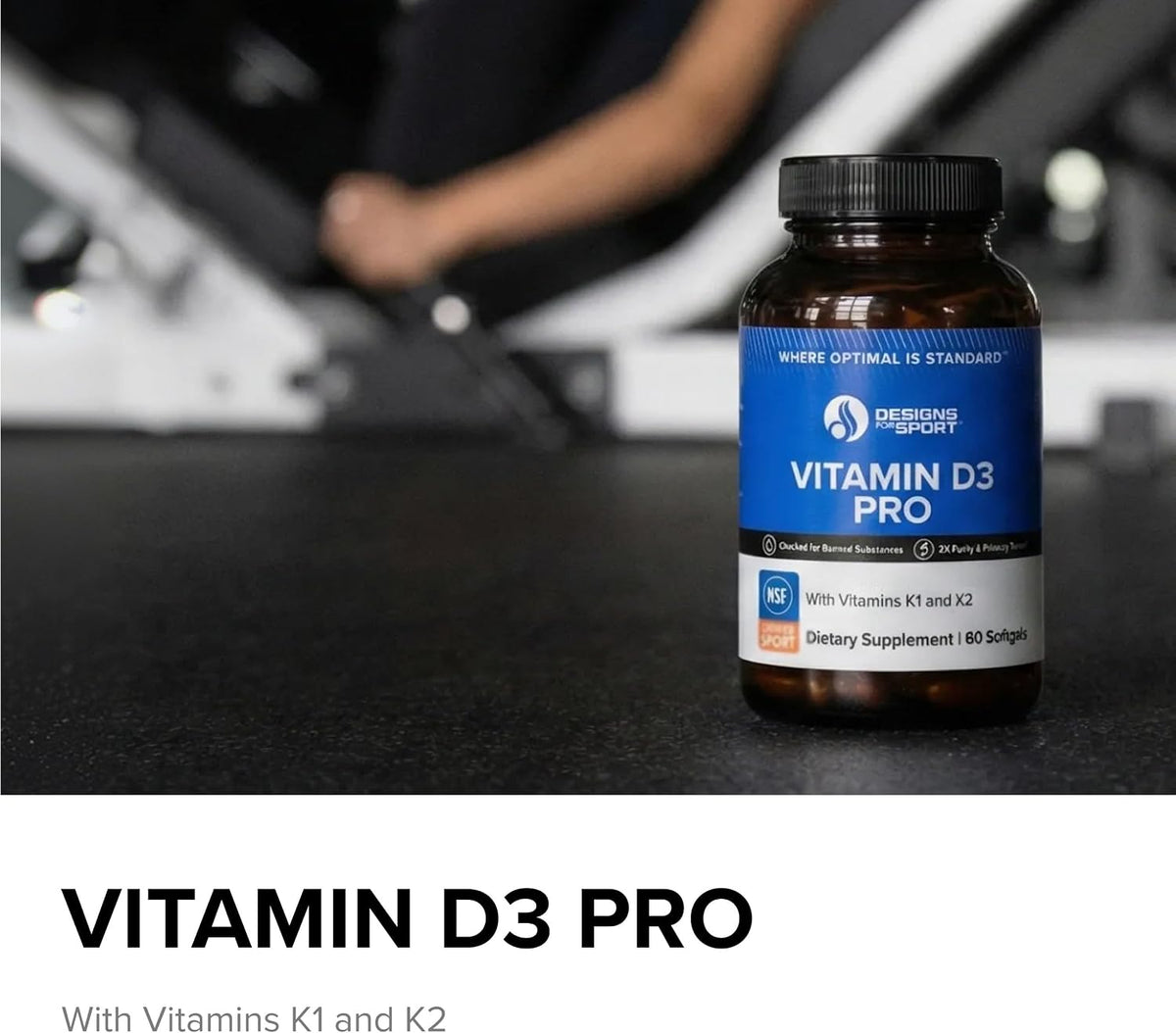 Designs for Sport Vitamin D3 Pro - Vitamina – Función inmunitaria: La vitamina D contribuye al funcionamiento – Image 3