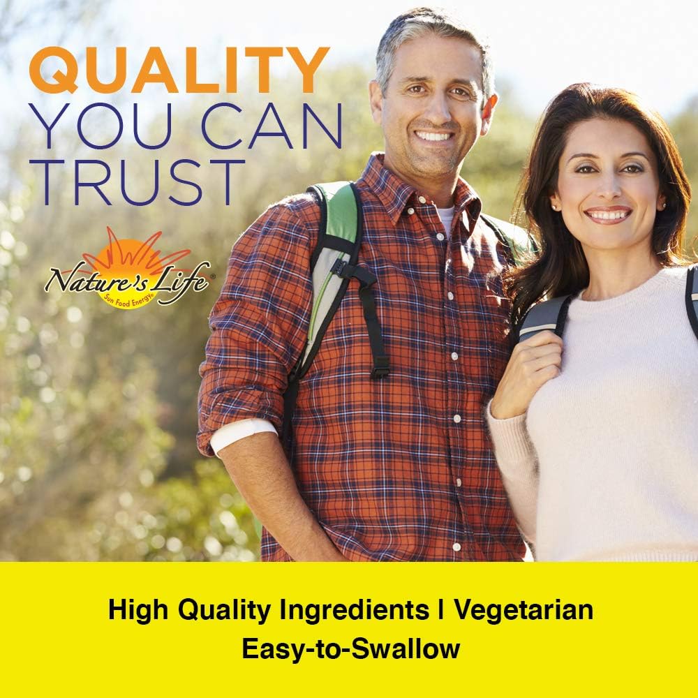 Nature's Life Vitamina K1 1000 mcg - 50 Cápsulas Vegetarianas
