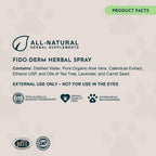 Fido-Derm Spray Herbal para la Piel – Alivio del Picor y Puntos Calientes – 118 ml