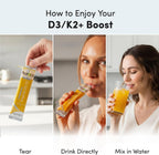Aurora Nutrascience Liposomal D3 con K2 - Pack de 32 Sticks Monodosis