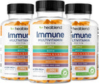 healblend Multivitamin Bear Gummies para Adultos | Vitaminas C, D3, B6, B12, Hierro, Zinc