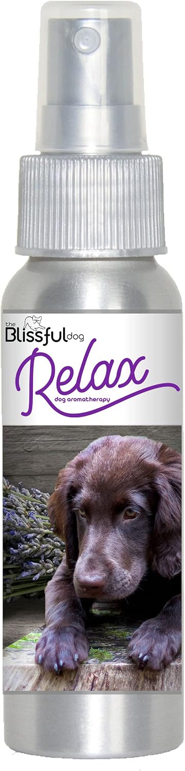 The Blissful Dog American Eskimo Relax Dog Aromatherapy Spray – Spray de aromaterapia calmante para perros con ansiedad