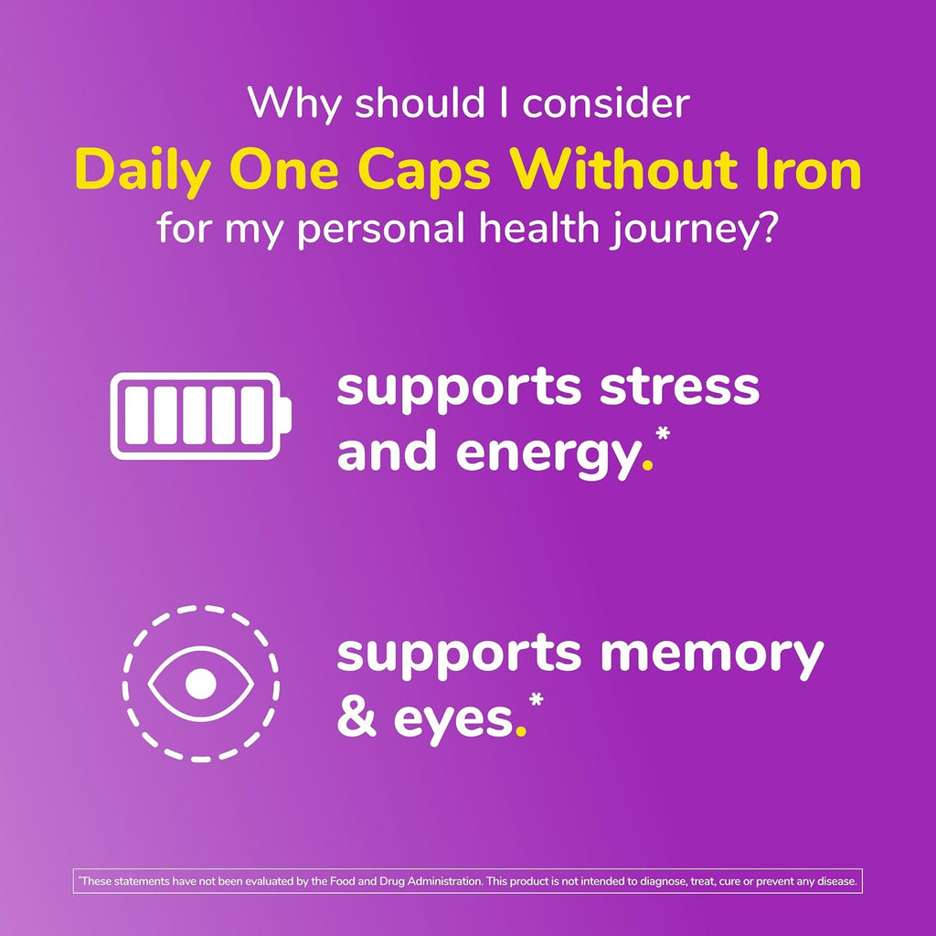 Twinlab Daily One Iron-Free - Multivitamin with Minerals, 180 Capsules