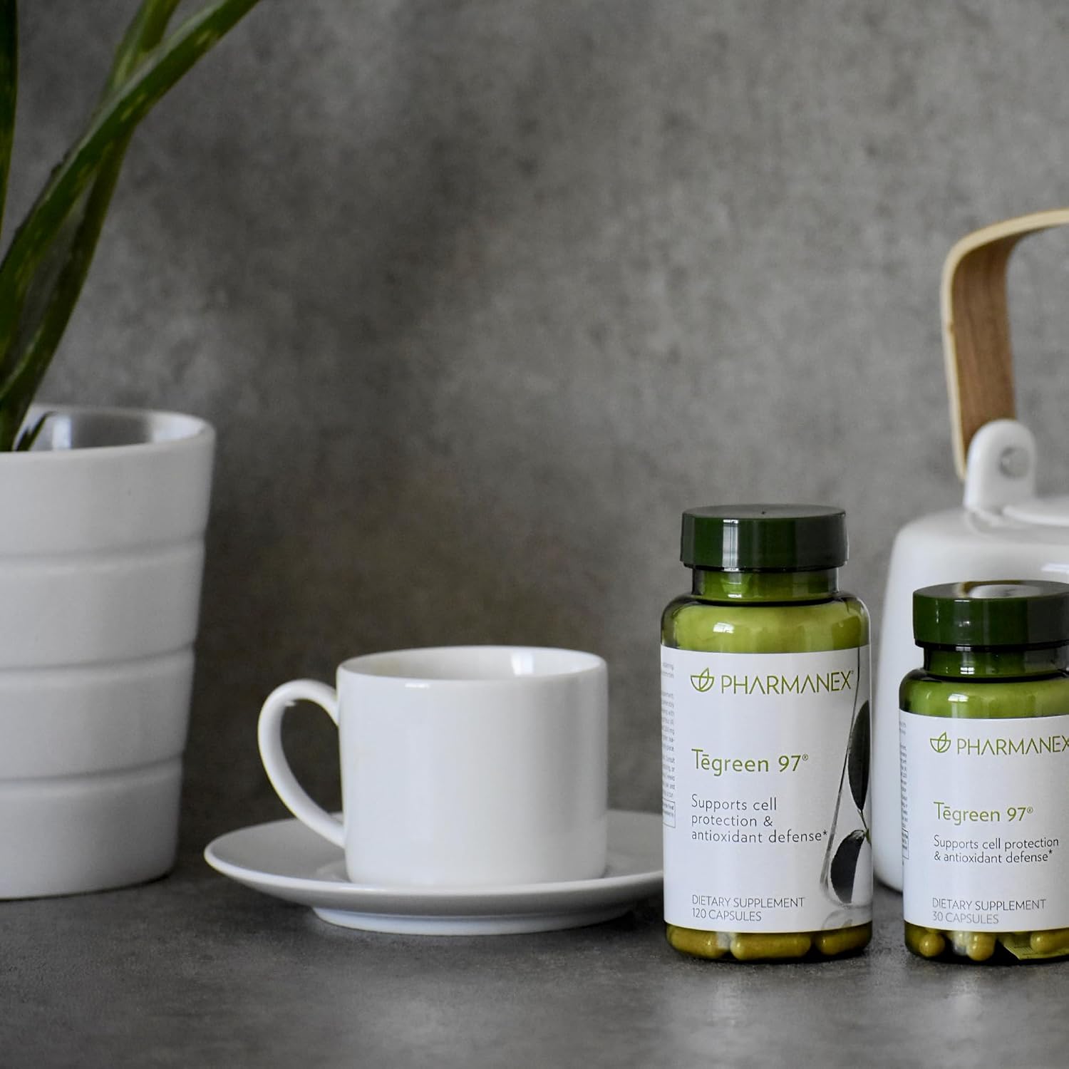 Nu Skin Pharmanex Tegreen 97 - Protección Celular | 120 Cápsulas | Extracto de Té Verde con 97% Polifenoles