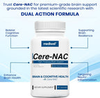 Cere-NAC Advanced Brain Supplement - Cognitive & Mental Clarity Support