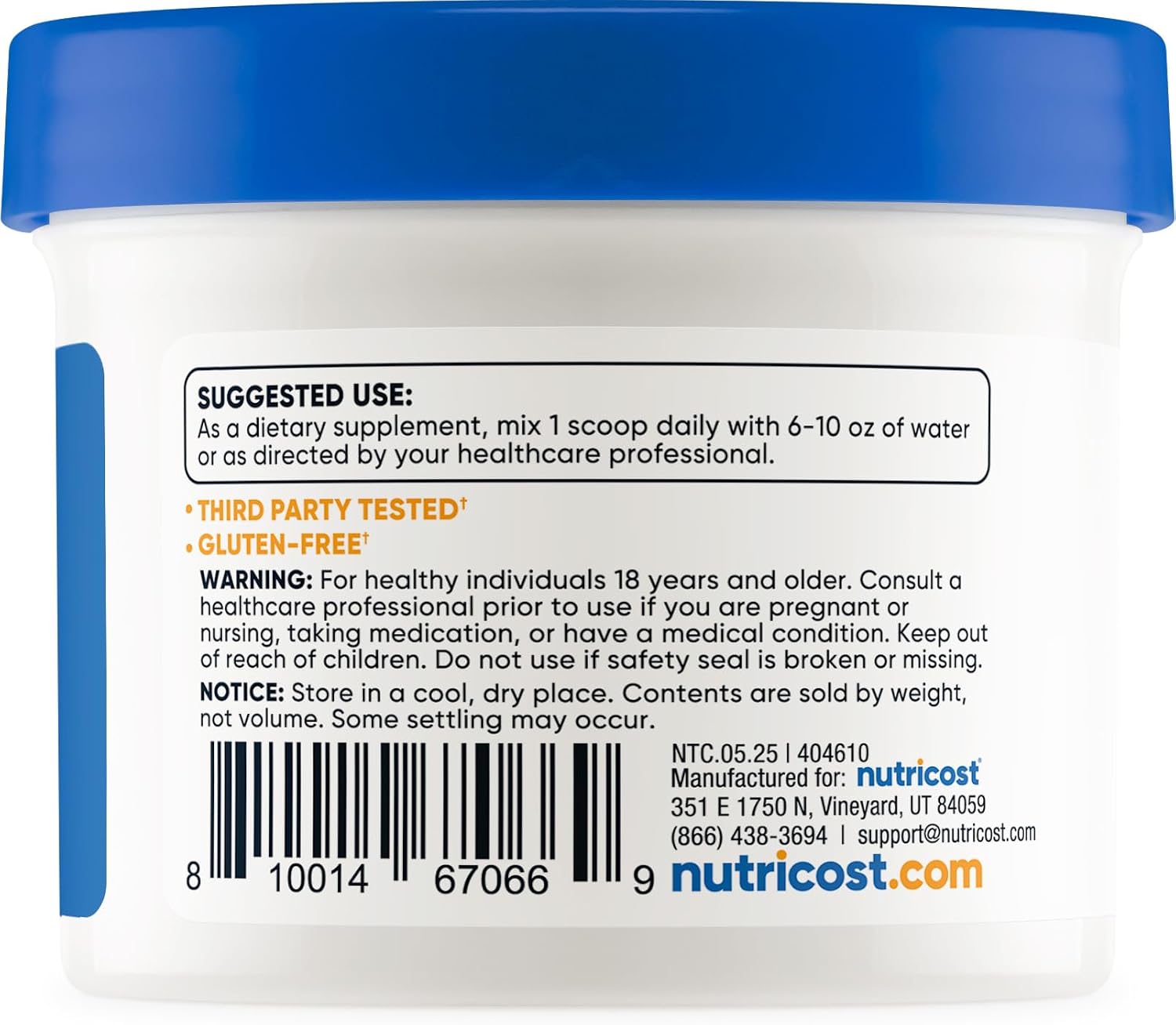 Nutricost TUDCA en Polvo 25 Gramos - Ácido Tauroursodesoxicólico - Sin Gluten, No Transgénico