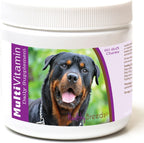 Masticables suaves multivitamínicos para rottweiler Healthy Breeds, 60 unidades