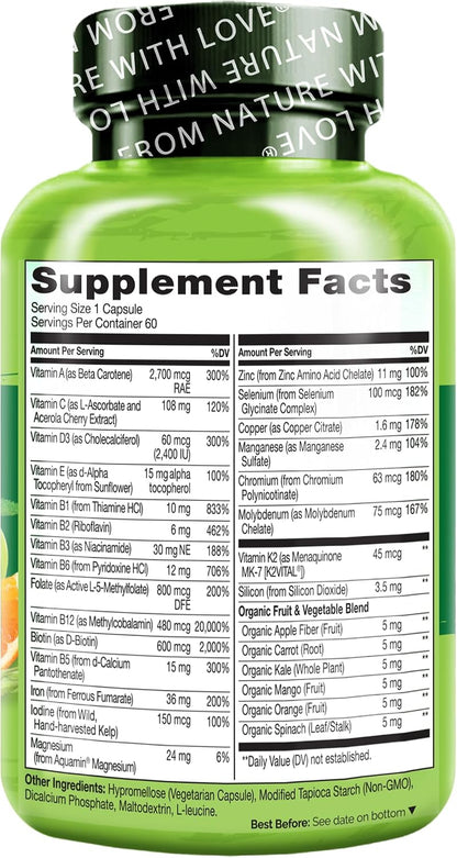 NATURELO Bariatric Multivitamin - One Daily – Zinc: Contribuye al funcionamiento normal del sistema inmunitario y – Image 6