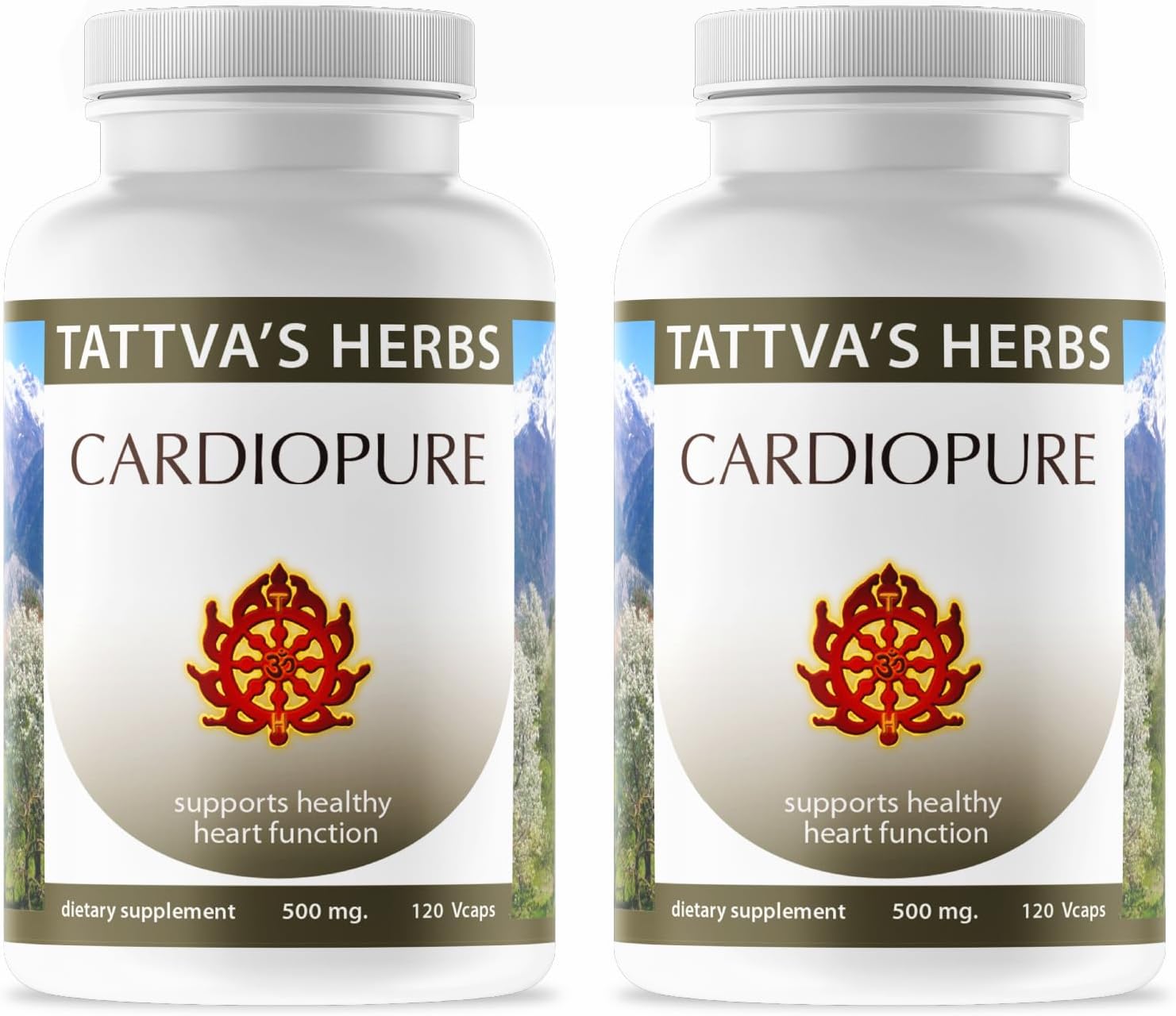 Tattva's Herbs Cardiopure - Ayurvedic Herbal Supplement with Ashwagandha, Rauwolfia, and Arjuna - 240 Veggie Capsules