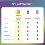 Feel Goods Immunity+ - Mezcla de apoyo inmunológico con vitamina C, hierbas orgánicas y adaptógenos - 15 sobres sabor Limonada de Melocotón