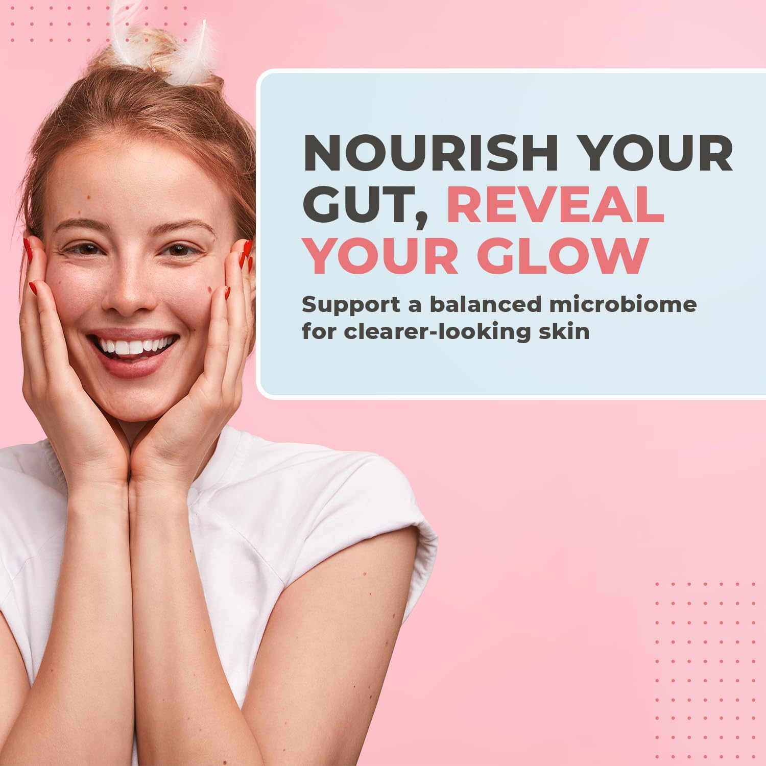 PrimeBiome Gummies – Gominolas Probióticas con Inulina, Lion's Mane y Jengibre – 30 Unidades (Suministro para 6 Meses) – No GMO, Sin Estimulantes, Certificado GMP