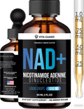 Vita Guard Pure NAD+ Líquido Gotas 1000mg - Fórmula de Nicotinamida - Vegano y No OGM - Sabor Natural a Limón y Naranja