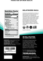 Terrasoul Superfoods Maca Gelatinizada Orgánica, 2.27 kg (5 lbs)
