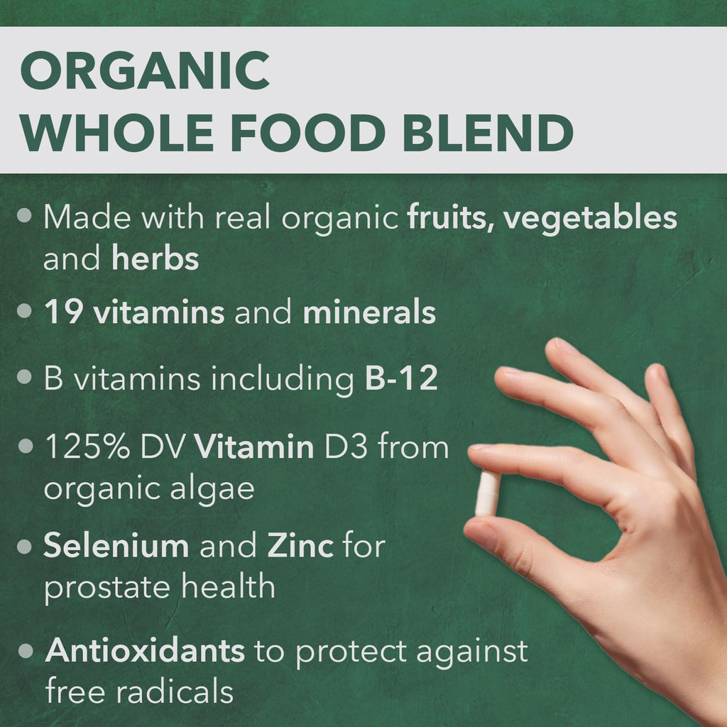 PlantFusion Multivitamínico Orgánico para Mujeres con Hierro - 30 Comprimidos Veganos