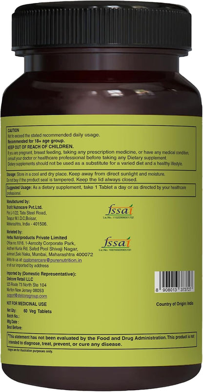 Pure Nutrition Multivitamínico Integral para Mujeres – 60 Comprimidos Veganos – Image 5