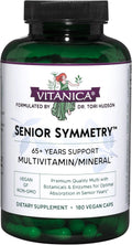 Vitanica, Senior Symmetry, Multivitamin for 65+ Women, Vegan, 180 Capsules
