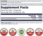 KAL Liposomal Vitamina B12 2500 mcg - Alta Absorción - Tecnología Liposomal - Cápsulas Veganas - Sin Gluten - Sin Soja - 30 Dosis