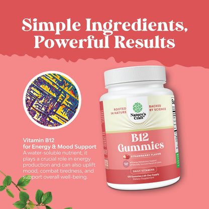 Gominolas de Vitamina B12 para Adultos - – El funcionamiento normal del sistema inmunitario. – Image 3