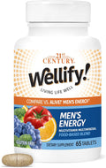 21st Century Wellify Men's Energy Multivitamins with Minerals, 65 Comprimidos