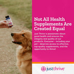 Just Thrive Just Pets Probiótico para Perros y Gatos - 4 Mil Millones de UFC - 30 Cápsulas