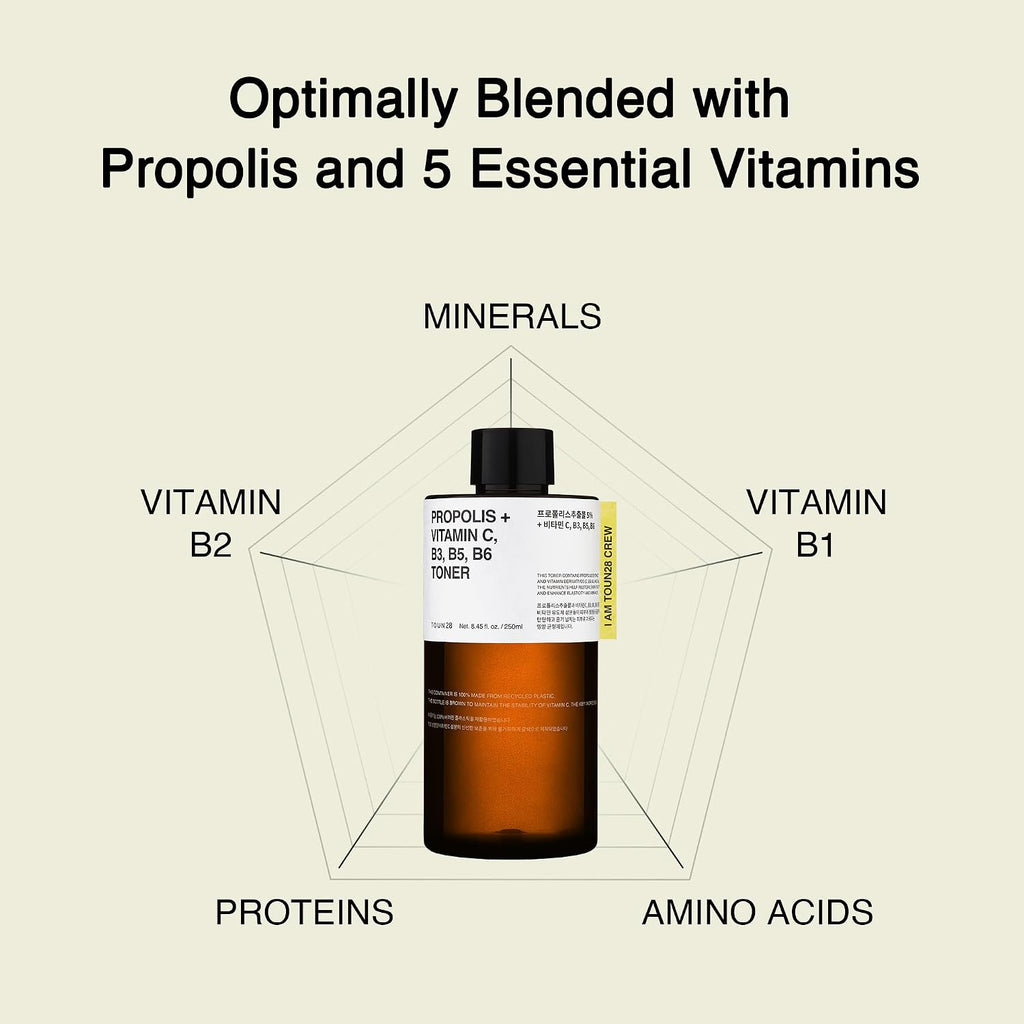 TOUN28 Tónico de Propolis con Vitaminas C, B3, B5, B6 250ml