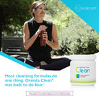 Orenda Clean® 18-Botanical Supplement Powder with Serrapeptase & Milk Thistle, Aronia Berry, Turmeric & Ashwagandha, Liver Support 80g