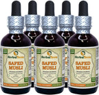 Extracto Líquido de Safed Musli y Bahera (Chlorophytum Borivillianum) - HerbalTerra, 20 botellas de 4 oz