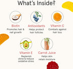 iRestore Biotin Gummies 10,000 mcg - Gominolas de Biotina para Cabello, Piel y Uñas - 60 Gominolas Veganas
