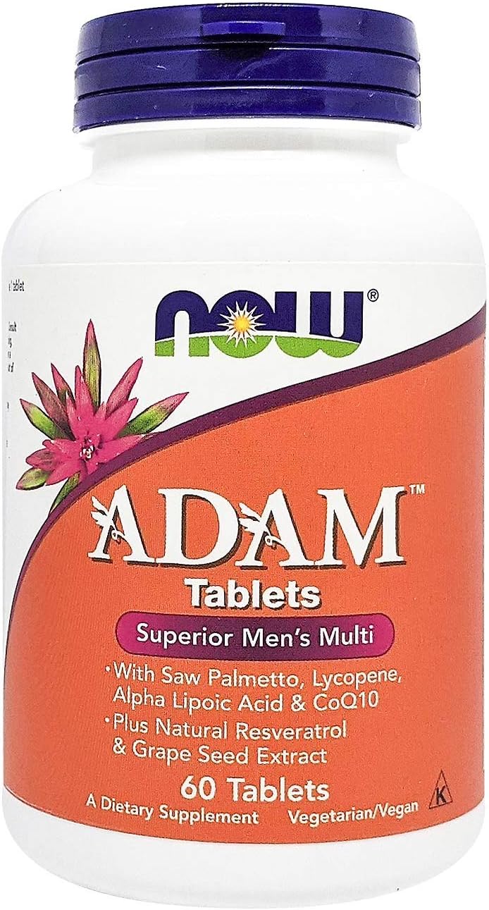 NOW Foods ADAM Multivitamínico para Hombres 60 Comprimidos