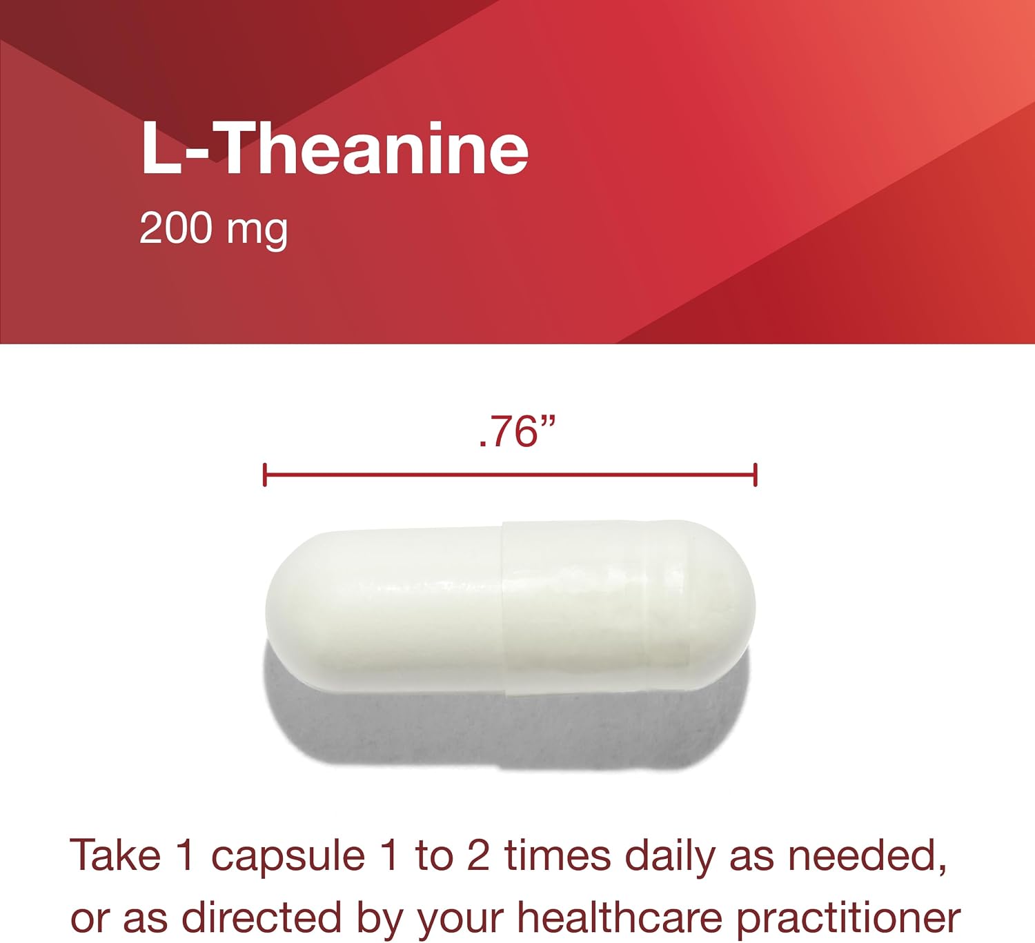 Protocol for Life Balance L-Teanina 200mg – Alivio del Estrés Normal – Sin Somnolencia – 60 Cápsulas Vegetales