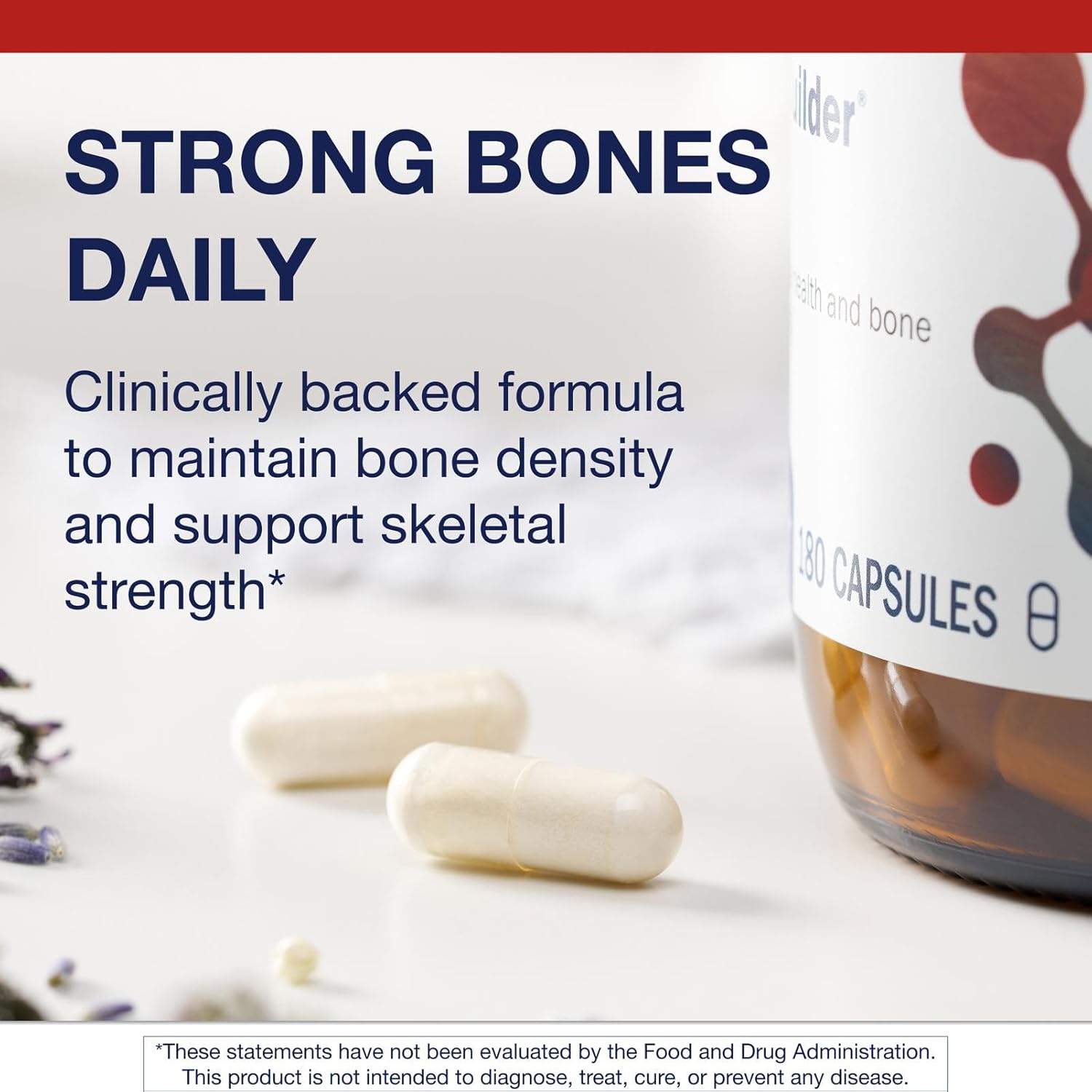 Metagenics Bone Builder Plus - MCHC con Vitamina D3 (2,000 UI) - 180 Cápsulas