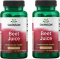 Swanson Zumo de Remolacha Orgánico Liofilizado 500 mg 60 Cápsulas Veganas (2 Paquetes)