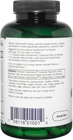 Vitanica Women's Symmetry, High Potency Daily Multivitamin for Women, Vegan, 180 Capsules