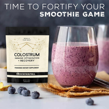 Surthrival: Colostrum en Polvo (184g) – – Grasas esenciales (18%): Aportan ácidos grasos como el ácido linoleico, – Image 6