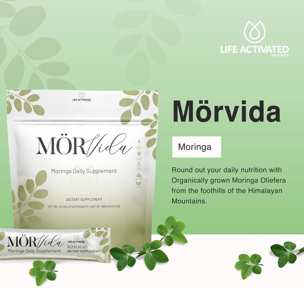 Mörvida Daily Supplement - Moringa Oleifera del Himalaya - 30 Sachets