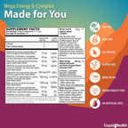 LIQUIDHEALTH Mega Energy Methylated B-Complex Líquido