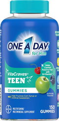 One A Day Teen Boy Multivitamínico en Gomitas para Adolescentes Chicos - 150 unidades