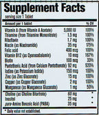 Califor Nia Natural Hair Vitamin & Mineral, 30 Tab