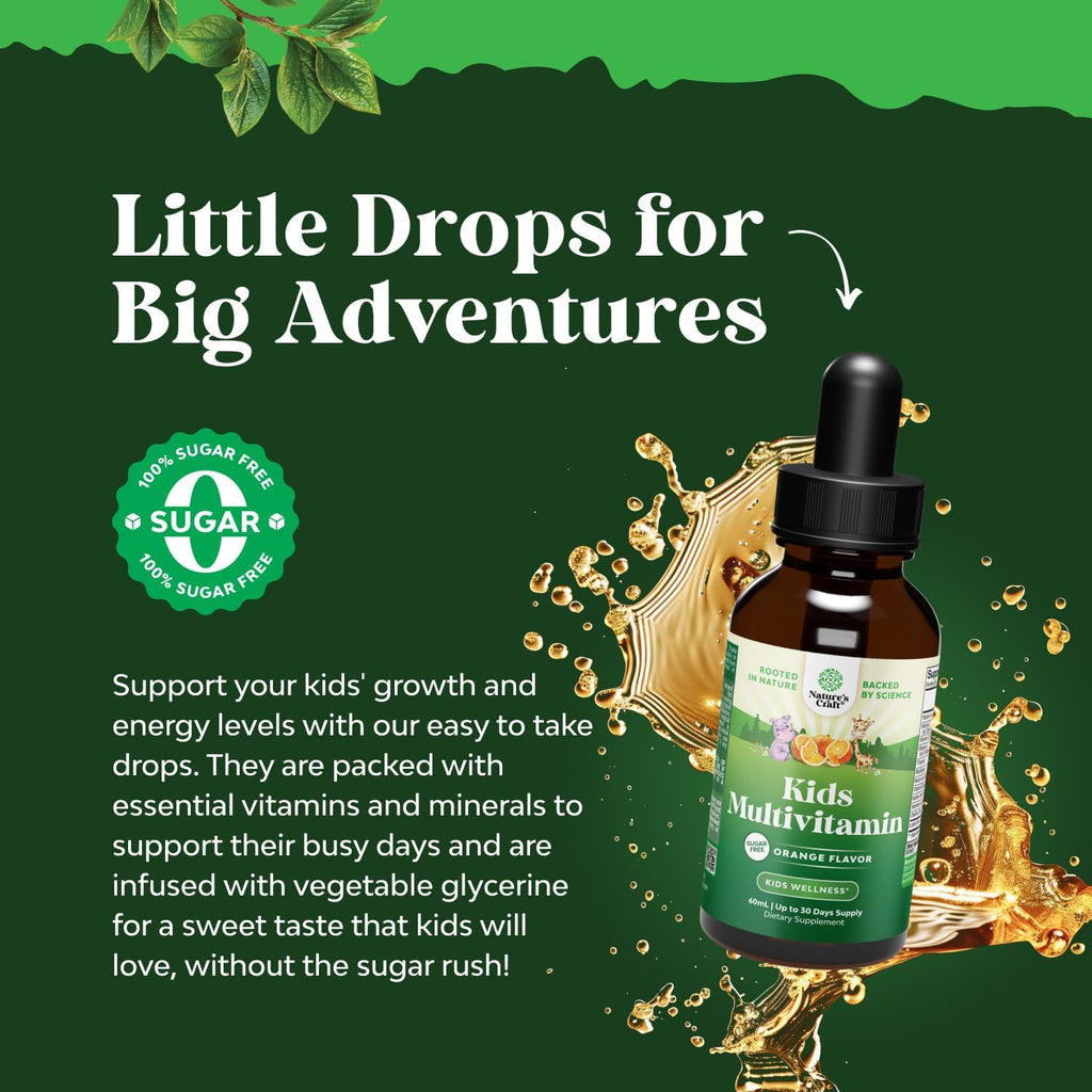 Natures Craft Multivitamínico Líquido para Niños - 59 ml