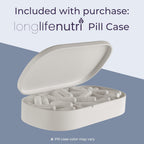 LongLifeNutri L-Carnosina 1000mg - Beta-Alanil-L-Histidina para Energía Celular y Claridad Mental, 120 Cápsulas Vegetarianas (2 Meses)